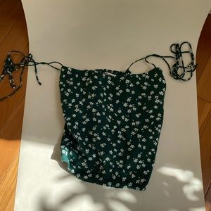 Reformation spaghetti strap top.